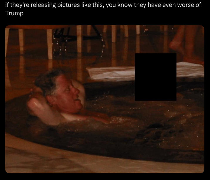 if they're releasing pictures like this, you know they have even worse of Trump