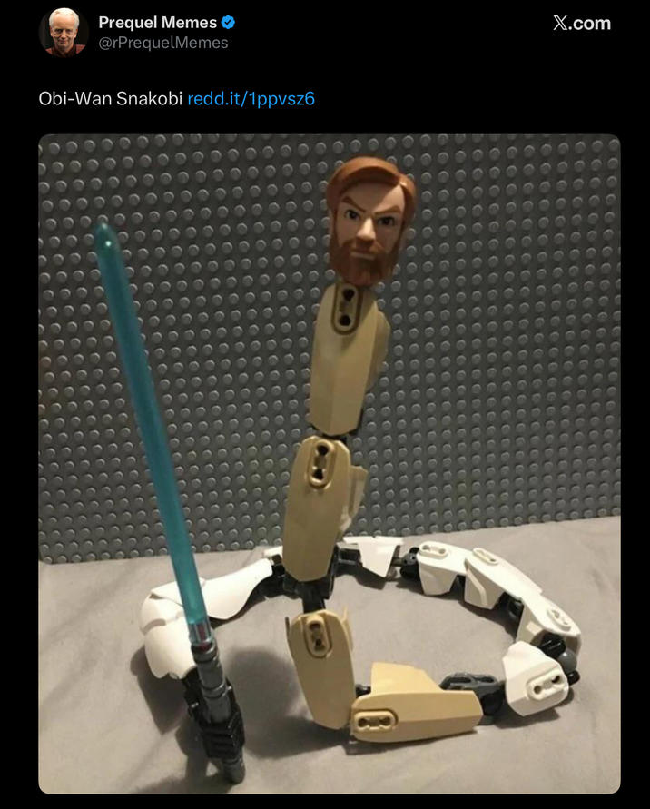 X.com Prequel Memes @rPrequelMemes Obi-Wan Snakobi redd.it/1ppvszб 1000 D 000 CCO C C C DO 00 C 00 00 0000 00 0000 000 CC C 006 0000000 00000000 000000 000 000