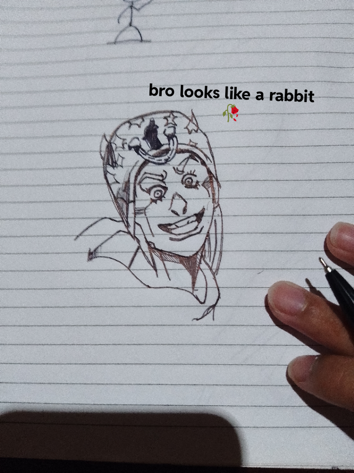 bro looks like a rabbit