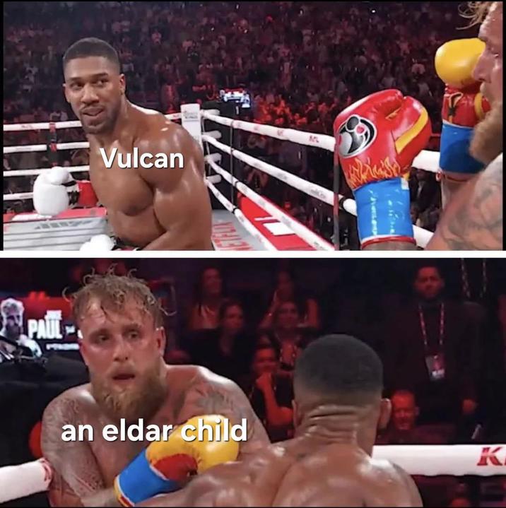 PAUL Vulcan an eldar child K