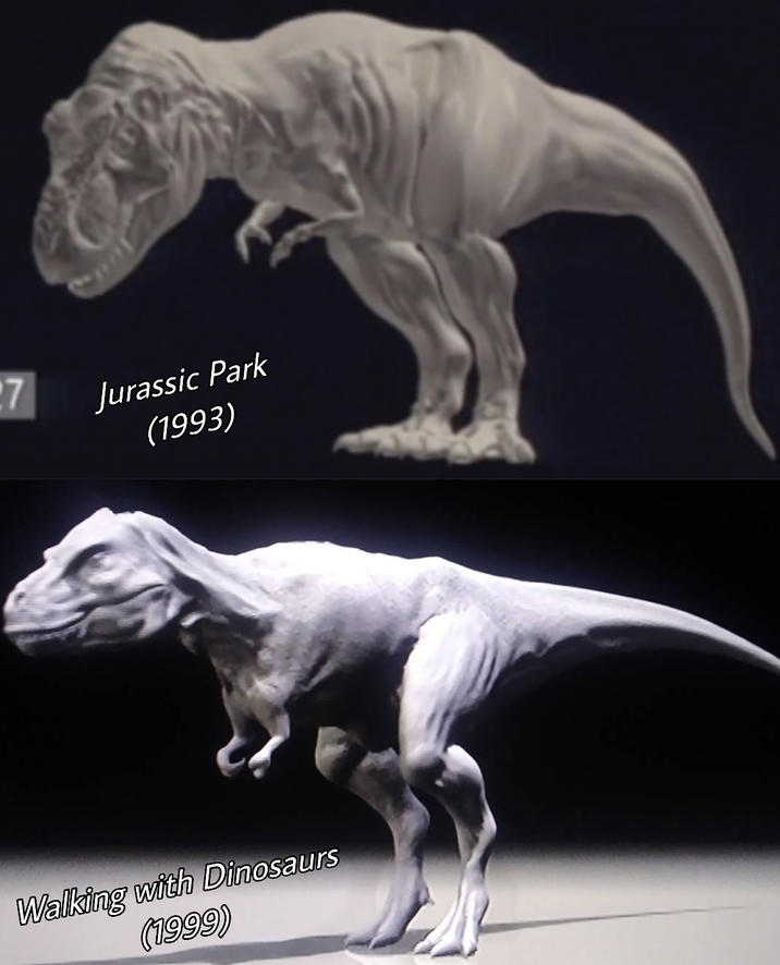 27 Jurassic Park (1993) Walking with Dinosaurs (1999)