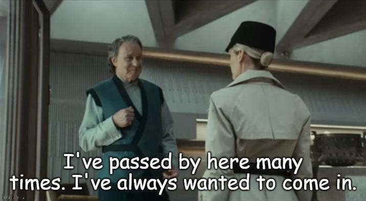 I've passed by here many times. I've always wanted to come in.