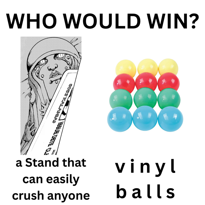 WHO WOULD WIN? AVE DATE CLE S053 KALANIAN a Stand that can easily crush anyone vinyl balls