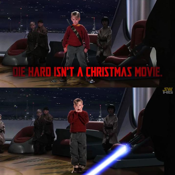 DIE HARD ISN'T A CHRISTMAS MOVIE. 龍