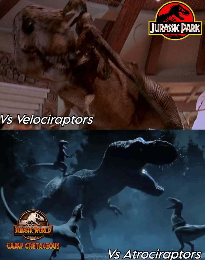 Vs Velociraptors JURASSIC WORLD CAMP CRETACEOUS JURASSIC PARK Vs Atrociraptors
