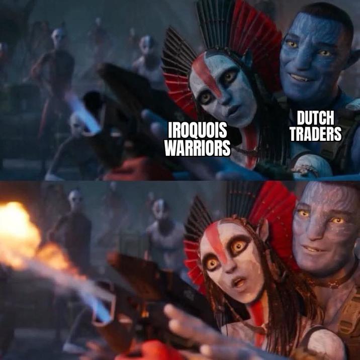 DUTCH IROQUOIS WARRIORS TRADERS