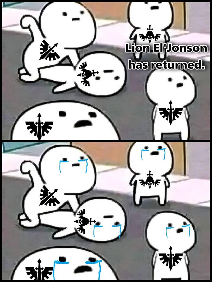 ख Lion El Jonson has returned. 乖
