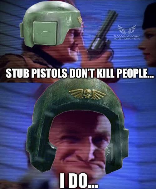 BEOD RAVEN CITIE 32BITION OFFICER STUB PISTOLS DON'T KILL PEOPLE... I DO...