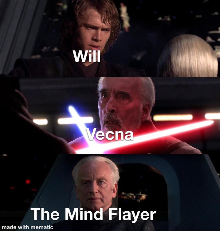 Will Vecna The Mind Flayer made with mematic