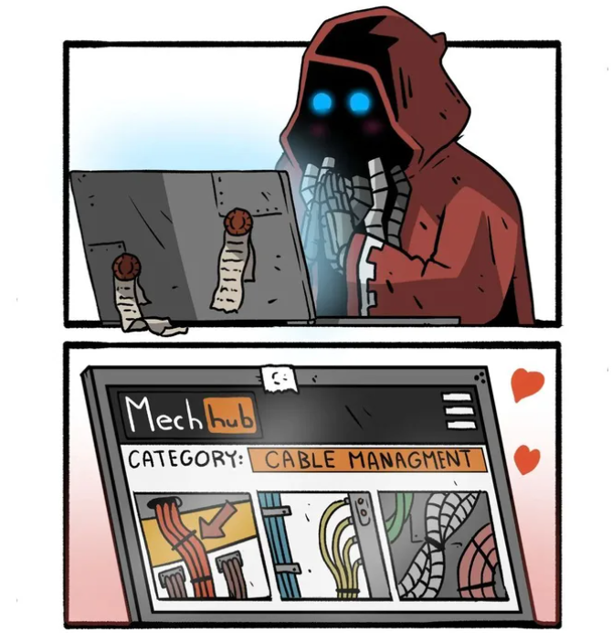 Mech hub CATEGORY: CABLE MANAGMENT