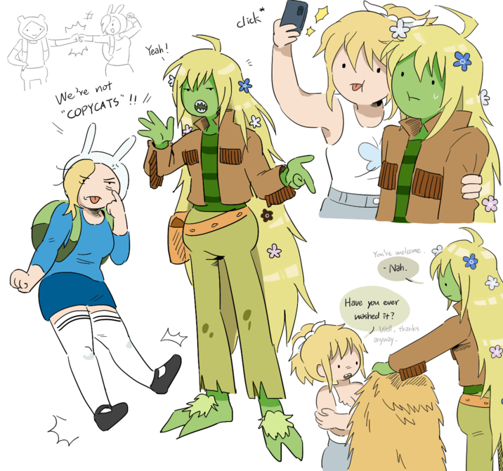 ম * click" Yeah! We're not "COPYCATS" !! // You're welcome. - Nah. Have you ever washed it? Well, thanks anyway.. तल