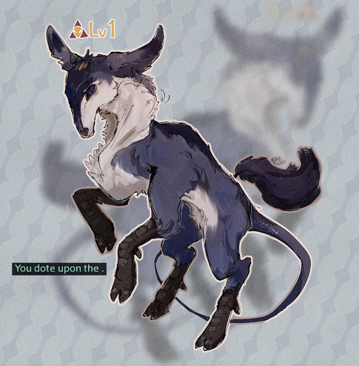 Lv1 You dote upon the . meribu