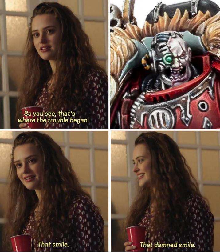 So you see, that's where the trouble began. 211 That smile. That damned smile.