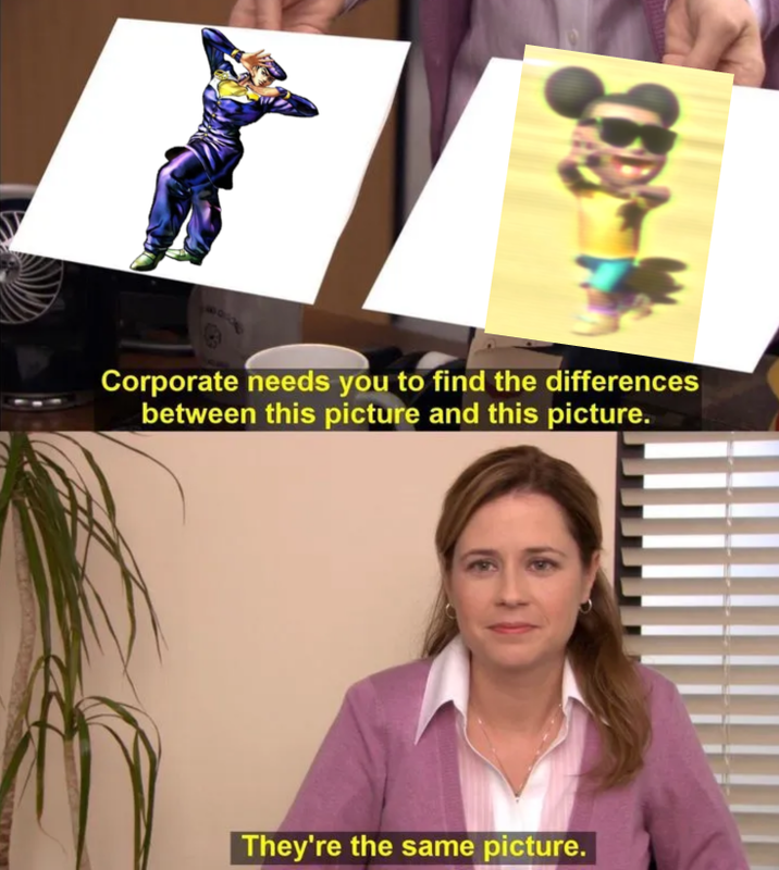 Corporate needs you to find the differences between this picture and this picture. They're the same picture.