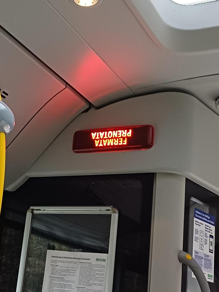 PRENOTATA FERMATA O SINTESI DELLE PRINCIPALI REGOLE DI VIAGGIO Мом MOM