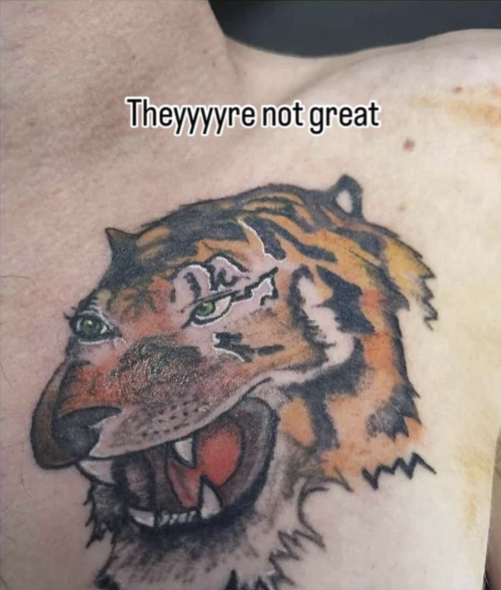 Theyyyyre not great grat m