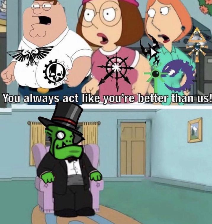 You always act like you're better than us!