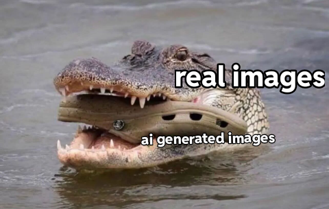 real images ai generated images