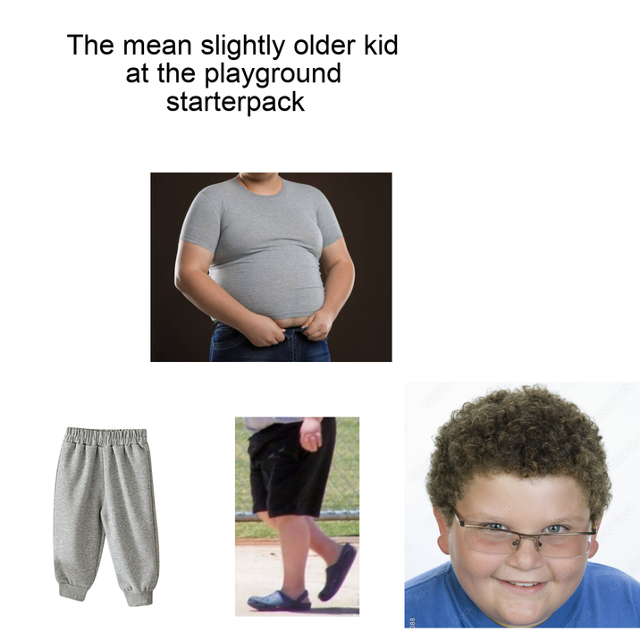 The mean slightly older kid at the playground starterpack Adobe Adobe Adstock