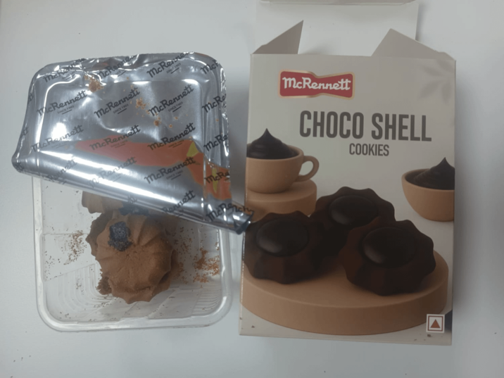 McPennett WcRennett McRennett SINCE 1909 McRee SINCE 1903 McRennett McRennett SINCE 1903 McRe Reanett meRennett McRennett McR Conett McRe McRennett CHOCO SHELL COOKIES