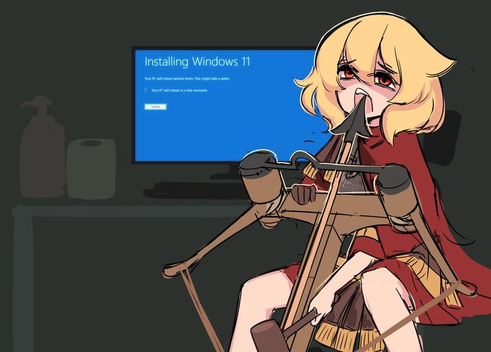 Installing Windows 11 Your PC will restart several times. This might take a while. Your PC will restart in a few moments Cancel