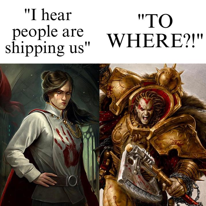 "I hear people are "TO shipping us" WHERE?!"