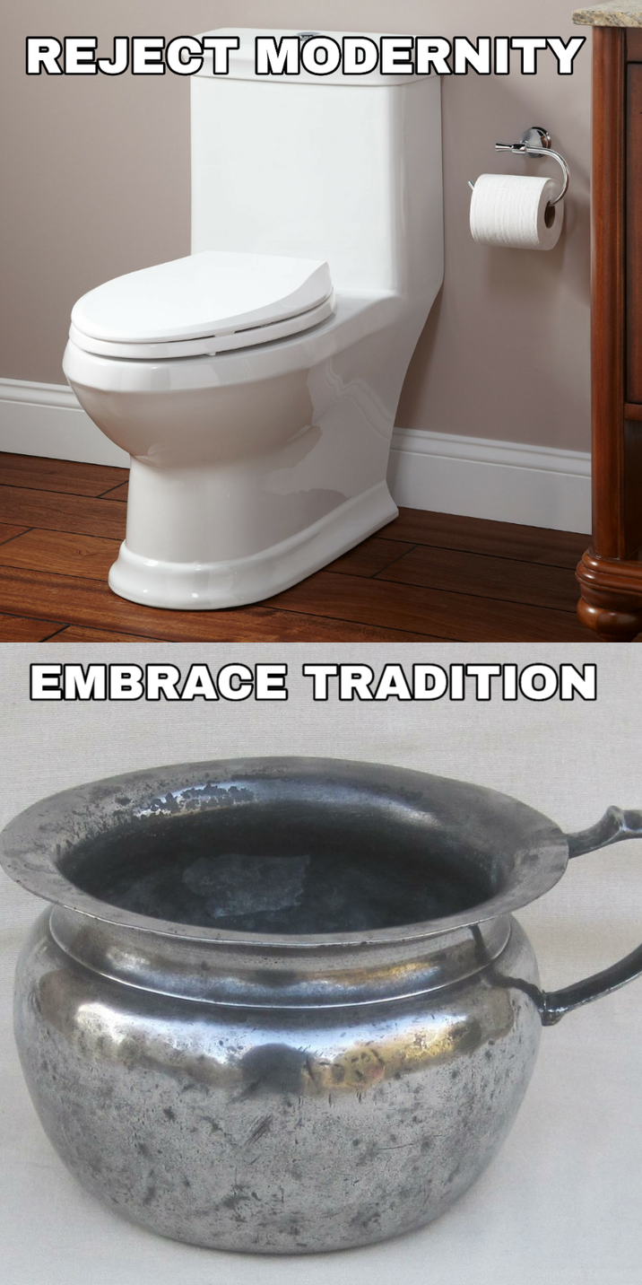 REJECT MODERNITY EMBRACE TRADITION