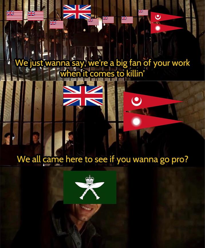 米 We just wanna say, we're a big fan of your work when it comes to killin' We all came here to see if you wanna go pro? O