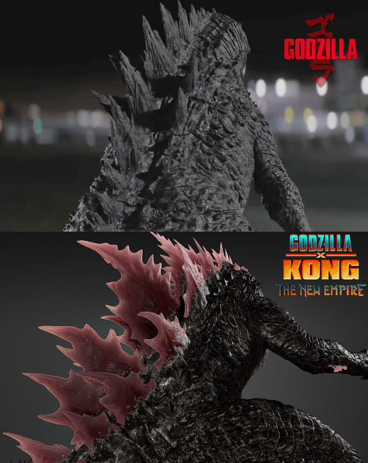 A GODZILLA GODZILLA X KONG THE NEW EMPIRE