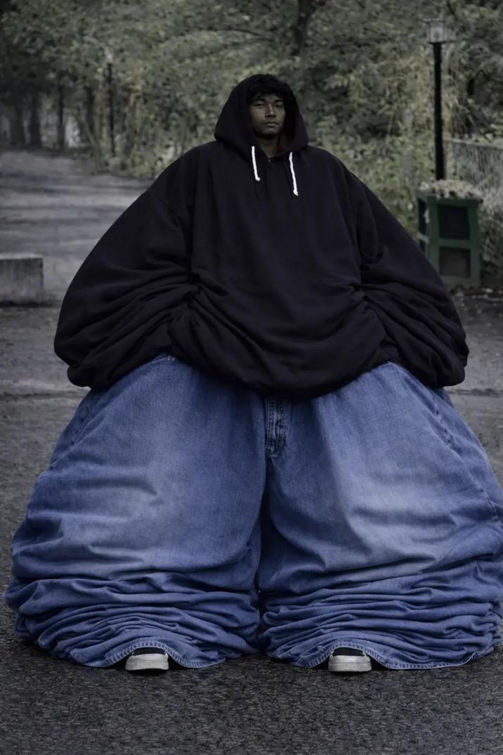 An edit of the Filipino Fit Tuff meme. His fit is baggier now.