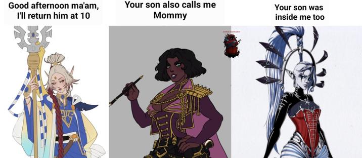 Good afternoon ma'am, I'll return him at 10 Your son also calls me Mommy CLE Central wastebasket Your son was inside me too