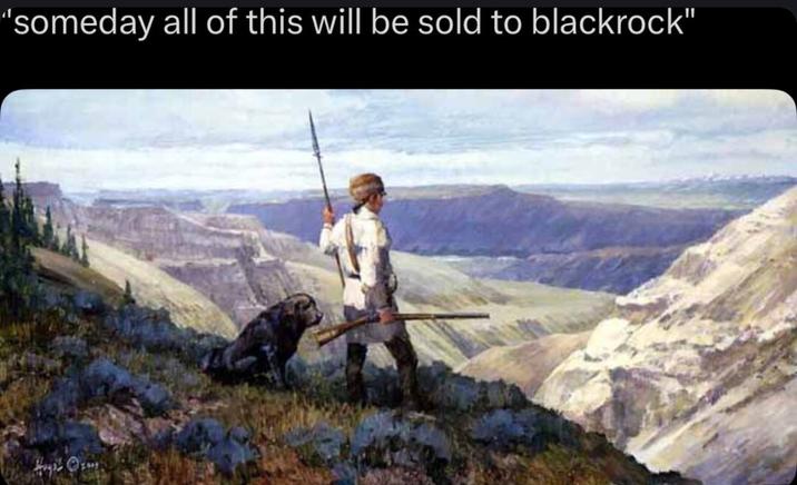 "someday all of this will be sold to blackrock"
