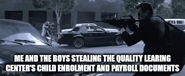 ME AND THE BOYS STEALING THE QUALITY LEARING CENTER'S CHILD ENROLMENT AND PAYROLL DOCUMENTS imgi picom