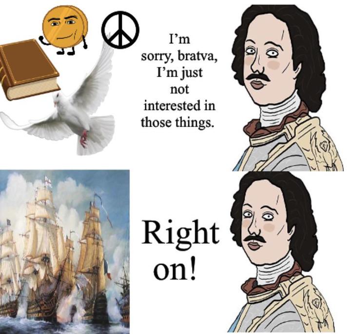 I'm sorry, bratva, I'm just not interested in those things. Right on! 10)