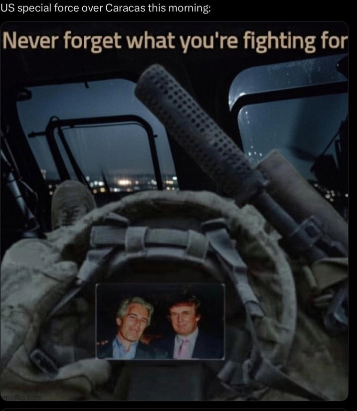 US special force over Caracas this morning: Never forget what you're fighting for maflip.com