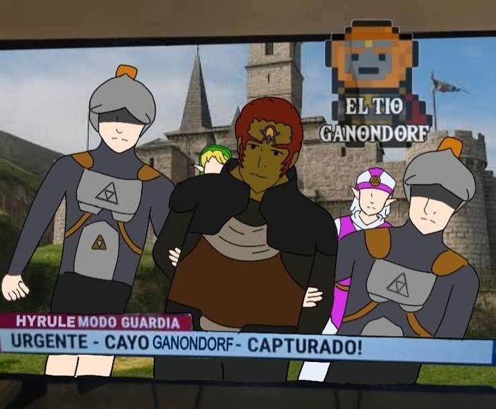 EL TIO GANONDORF HYRULE MODO GUARDIA URGENTE-CAYO GANONDORF-CAPTURADO! A