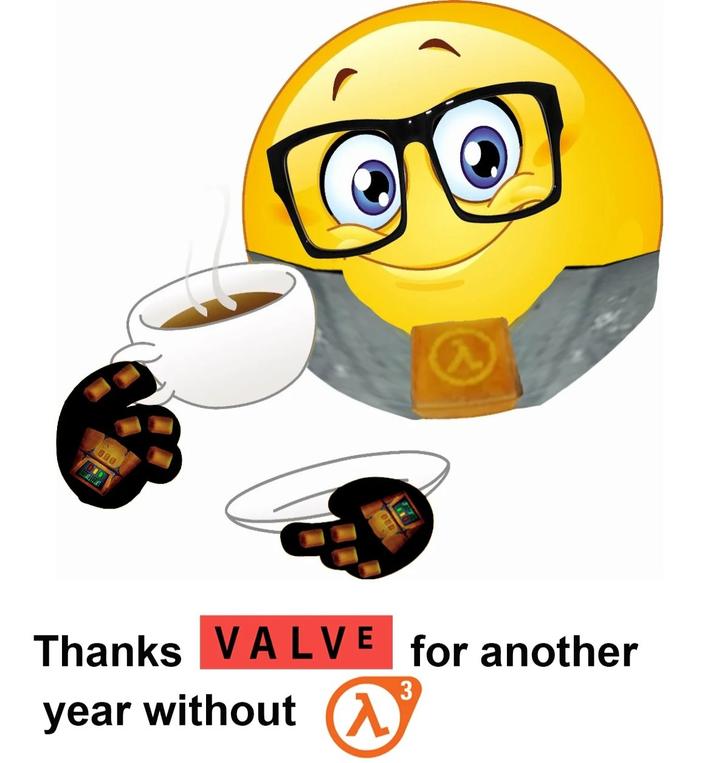 800 000 Thanks VALVE for another year without λ 3