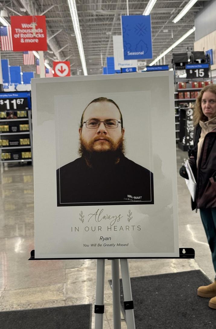 WOR Thousands of Rollbacks & more $1167 Seasonal Pharmac G WAL-MART Tire & Lube Express $ Always & IN OUR HEARTS Ryan You Will Be Greatly Missed $15
