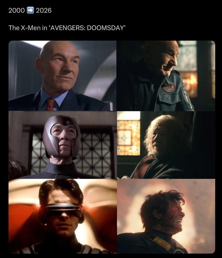 2000 2026 The X-Men in 'AVENGERS: DOOMSDAY'