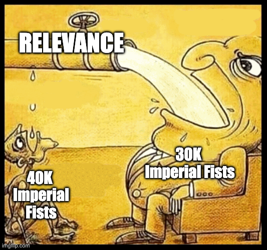 RELEVANCE 40K Imperial Fists imgfillp.com 30K Imperial Fists