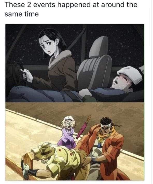 These 2 events happened at around the same time