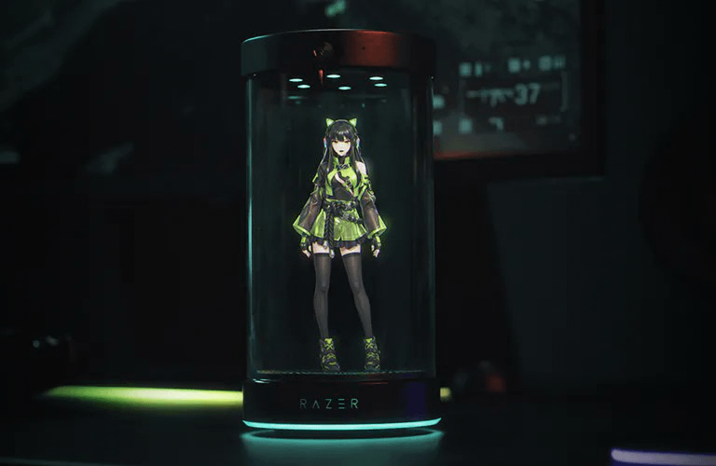 An image depicting Razer's "Project AVA" concept product.