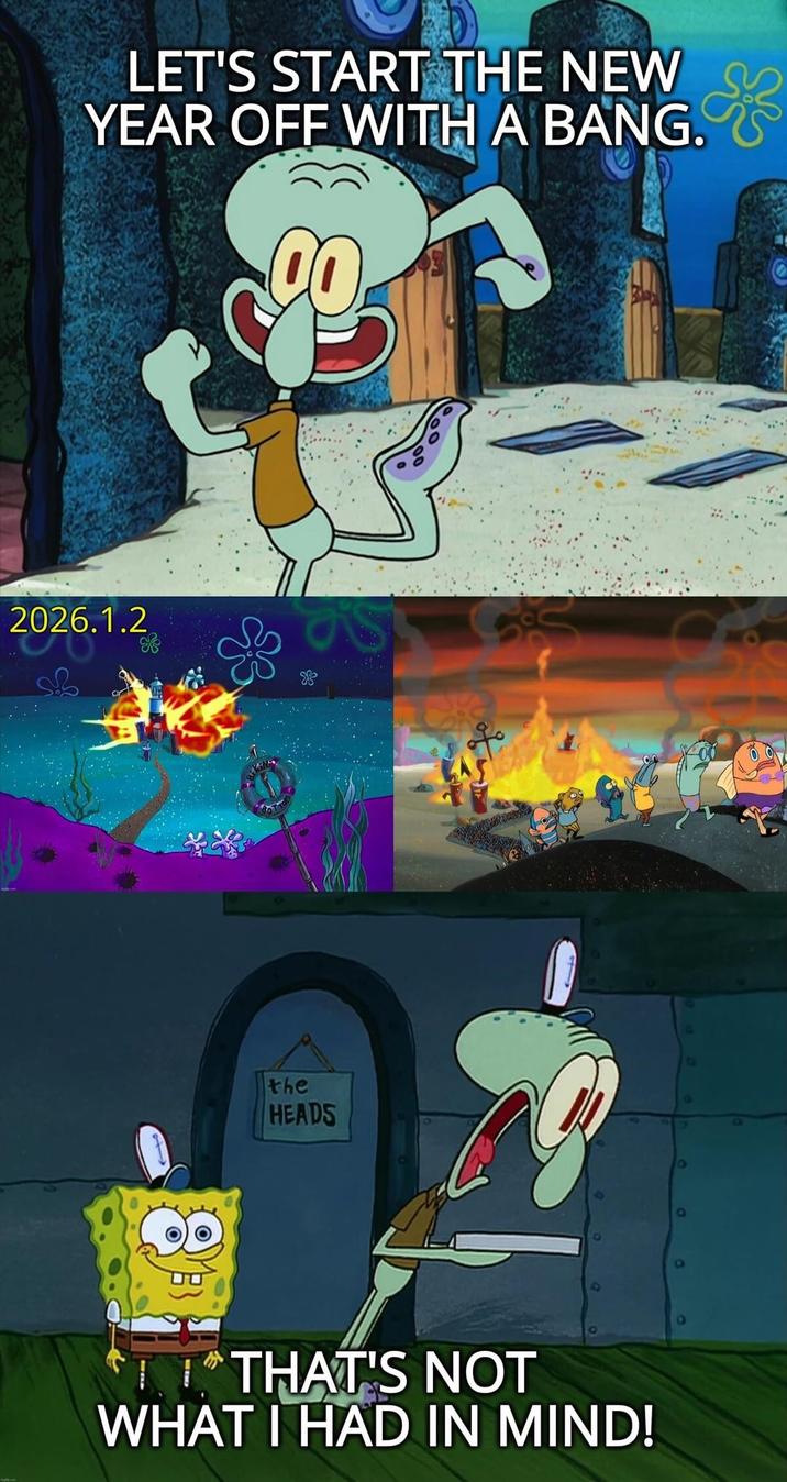 LET'S START THE NEW YEAR OFF WITH A BANG. 2026.1.2 the HEADS "THAT'S NOT WHAT I HAD IN MIND!