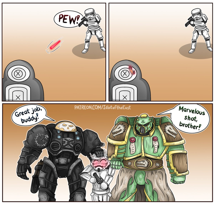 Great job, buddy! PEW! PATREON.COM/Idiot of the East wwww 331323 Marvelous shot, brother!