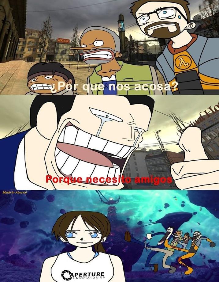 Made in Abyssal Por que nos acosa? Rorque necesitan APERTURE LABORATORIES inal Ho