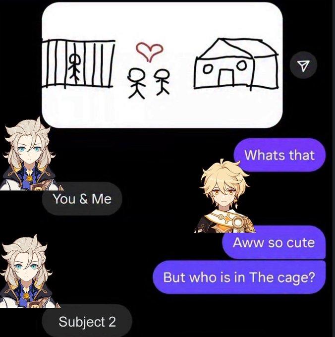 You & Me V Whats that Aww so cute Subject 2 But who is in The cage?