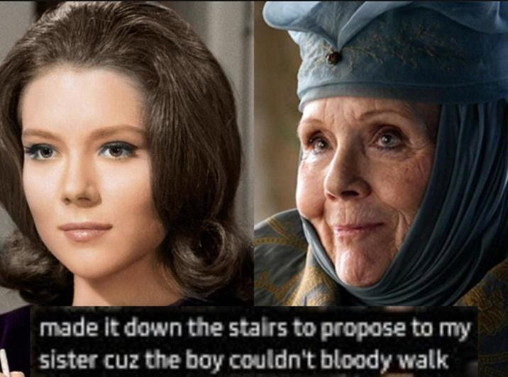 made it down the stairs to propose to my sister cuz the boy couldn't bloody walk