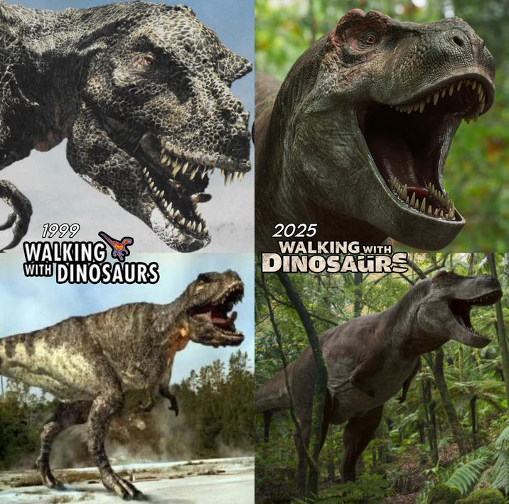 1999 WALKING WITH DINOSAURS 2025 WALKING WITH DINOSAURS