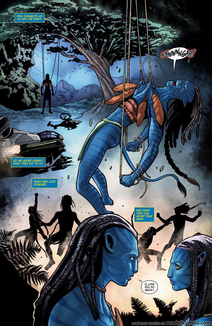 PAIN CONNECTS US TO WHY WE FIGHT. SO WE NEVER FORGET WHAT THEY DID TO US. WHAT WAS LOST FOREVER. AND WHAT THEY CAN NEVER TAKE AWAY. <I LOVE YOU SO MUCH.> NNNNNNGAH! read new comics on readallcomics.com