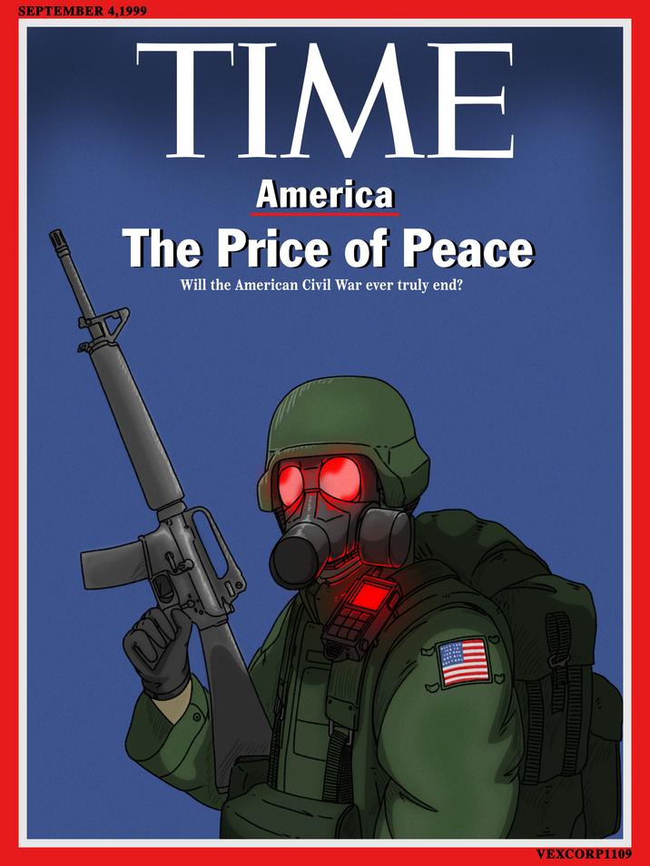 SEPTEMBER 4,1999 TIME America The Price of Peace Will the American Civil War ever truly end? VEXCORP1109
